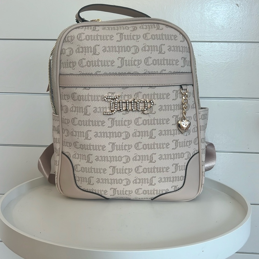 NWT JUICY HEARTLESS BACKPACK IN SANDSTONE